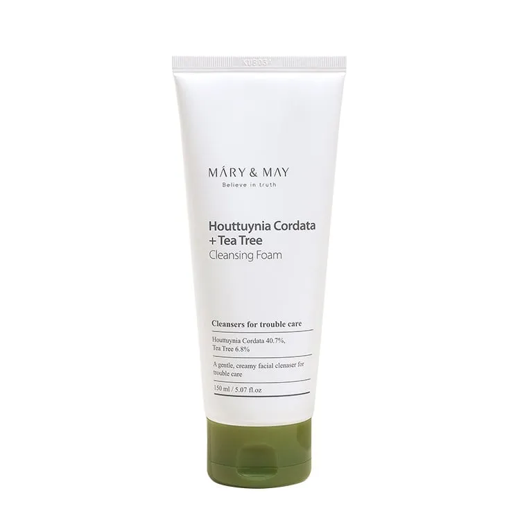 Mary&May Houttuynia Cordata   Tea Tree Cleansing Foam