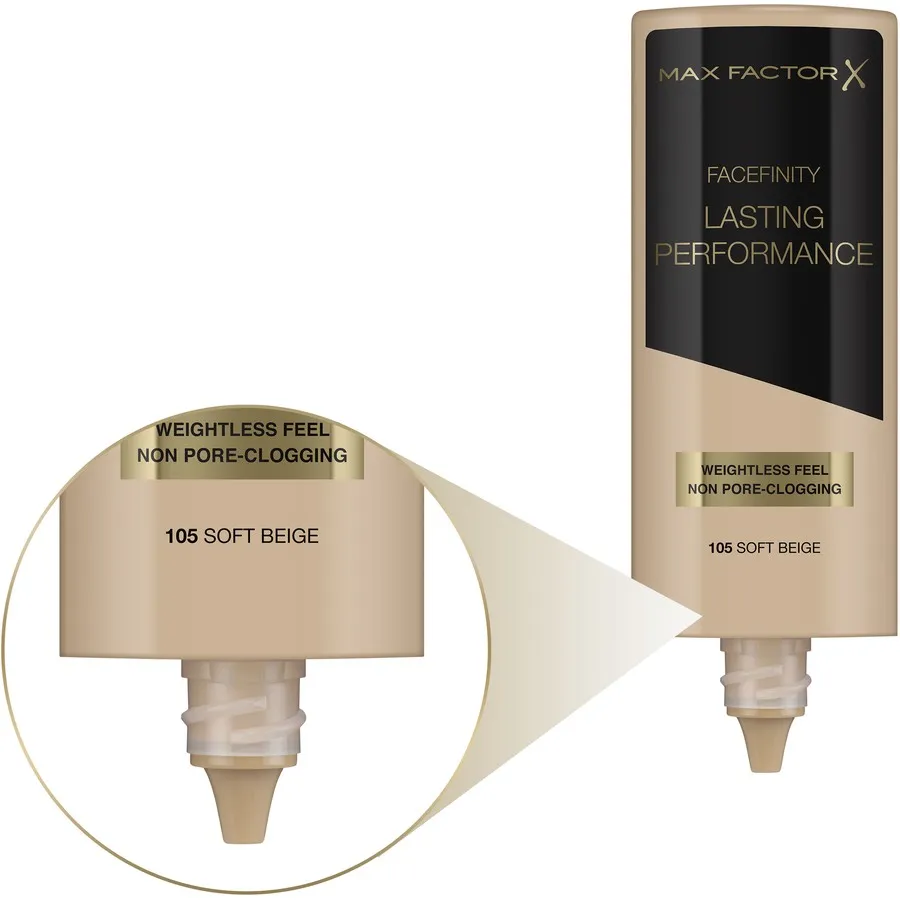 MAX FACTOR Lasting Performance Foundation #105 - Soft Beige 35ml