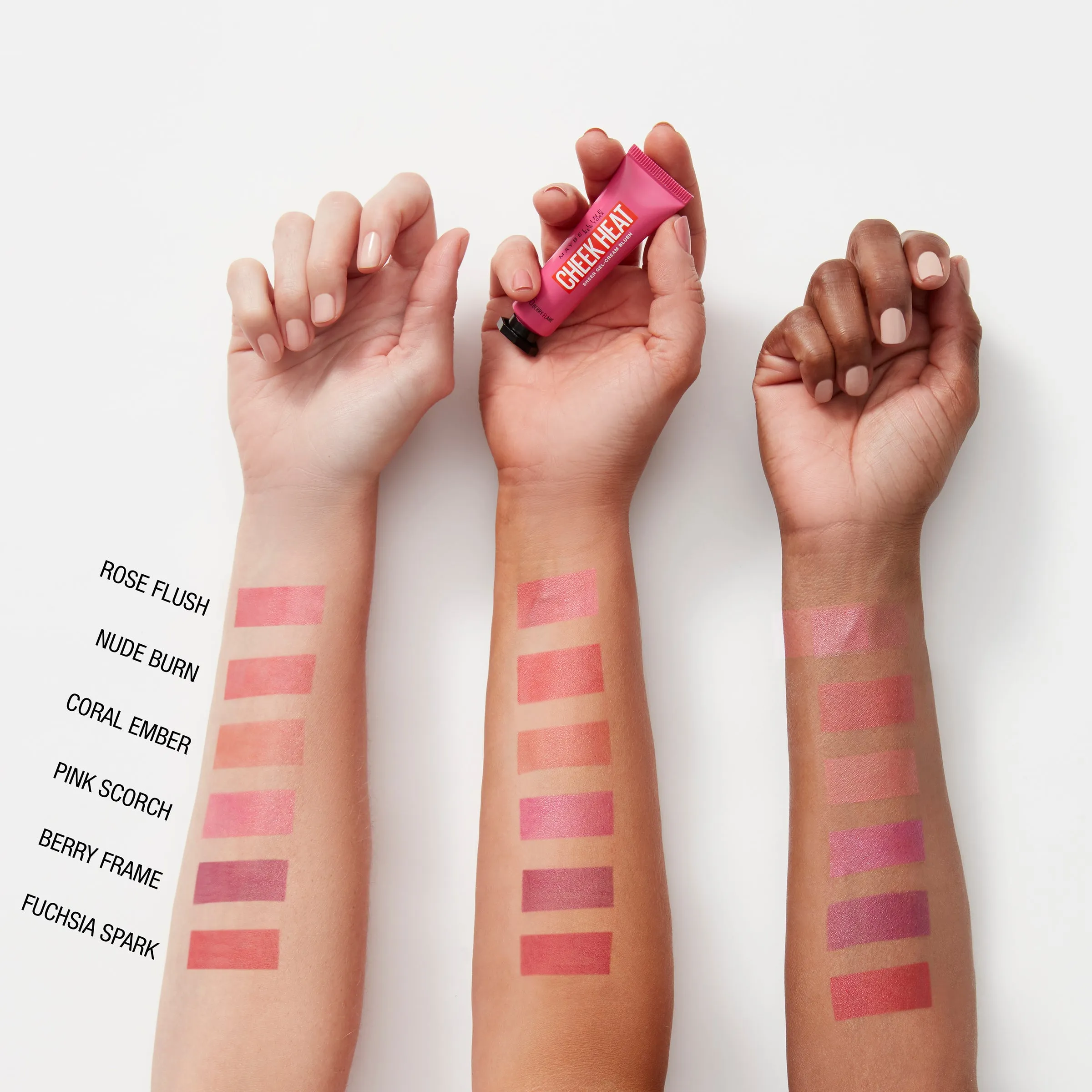 MAYBELLINE Cheek Heat Blush - Pink Scorch #10