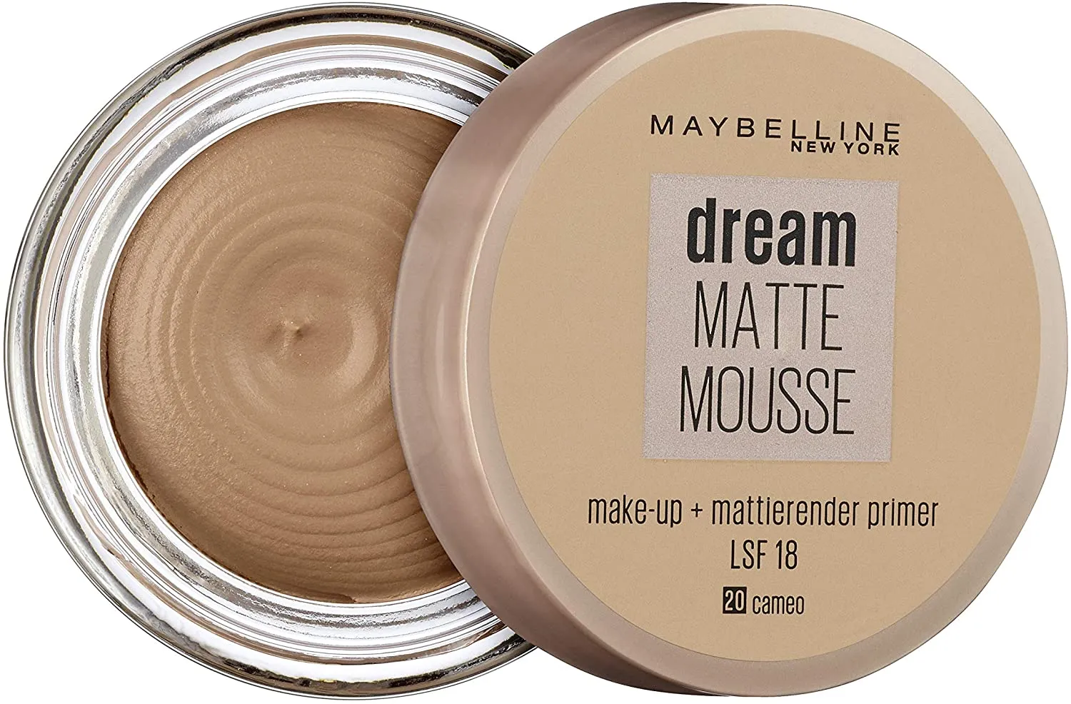 Maybelline Dream Matte Mousse Foundation 20 Cameo