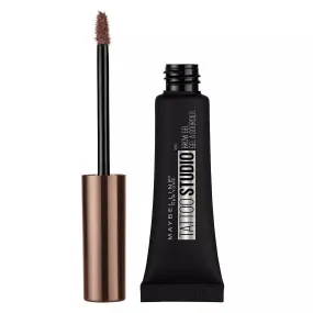 MAYBELLINE - TattooStudio Waterproof Eyebrow Gel Soft Brown - 0.23 fl oz (6.8 ml)