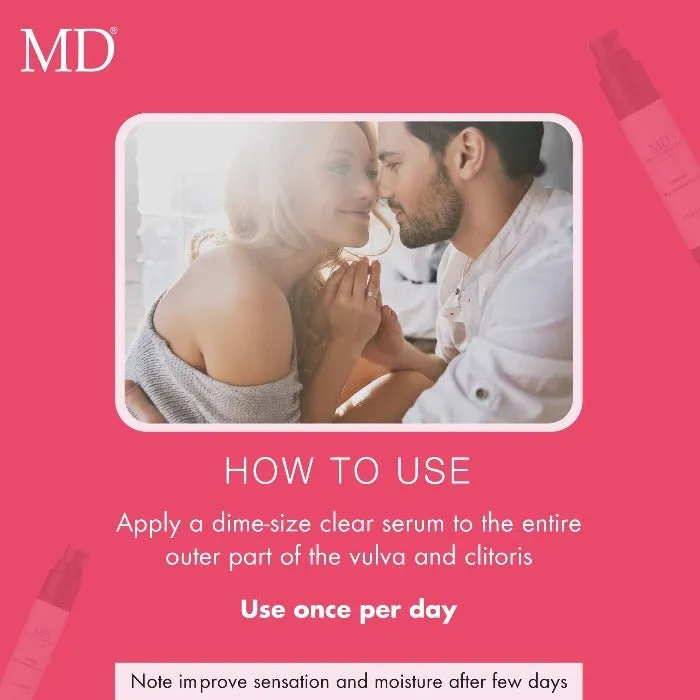 MD® Intimate Restore Anti-aging Serum- Rejuvenate For Women and Men - 3 Month Supply (1 Fl Oz)