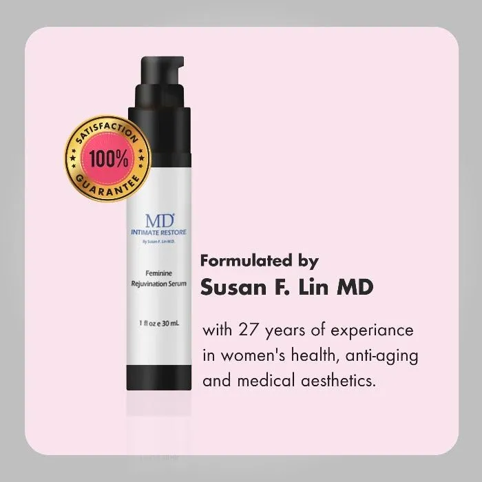 MD® Intimate Restore Anti-aging Serum- Rejuvenate For Women and Men - 3 Month Supply (1 Fl Oz)