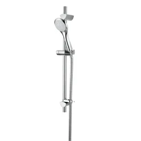 Mixer Shower Set Round Head Chrome Bathroom Thermostatic Single-Spray Rear Fed