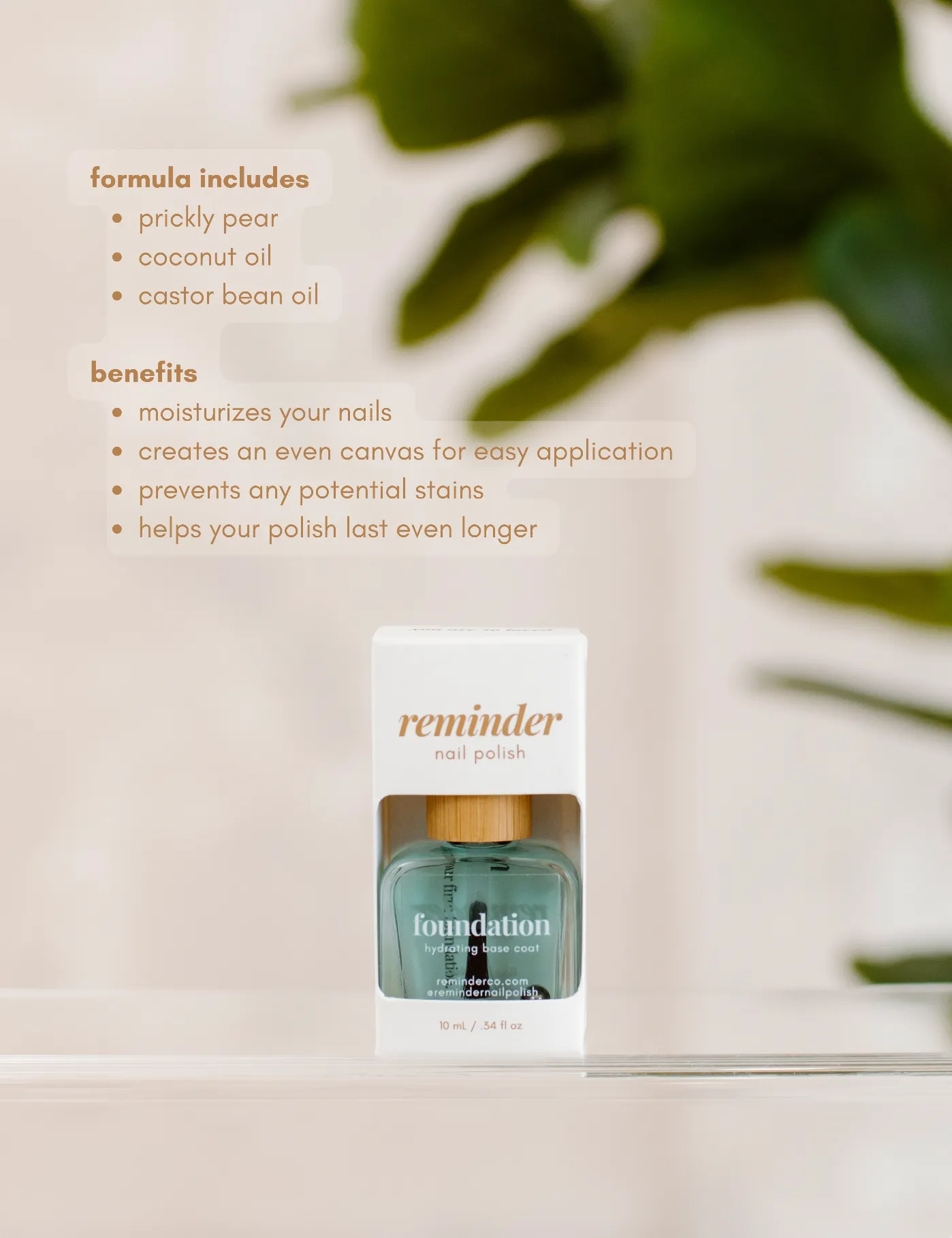 Nail Polish Hydrating Base Coat — foundation
