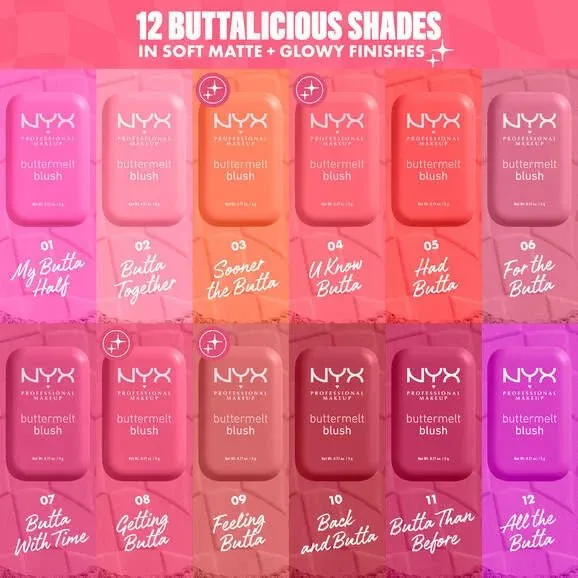 NYX Buttermelt High-Pigment Blush