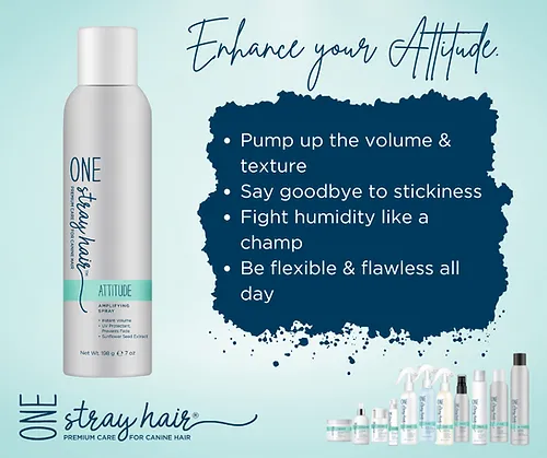 One Stray Hair Attitude Amplifying Texture Spray For Dogs, 7oz