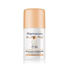 Pharmaceris F Intense Coverage Mild Fluid Foundation 30ml Bronze 03