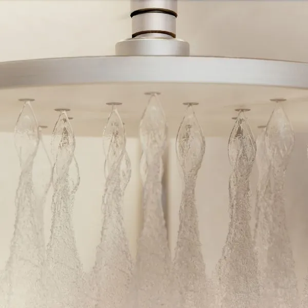 Phoenix Tapware Ormond Twin Rail Shower Brushed Nickel