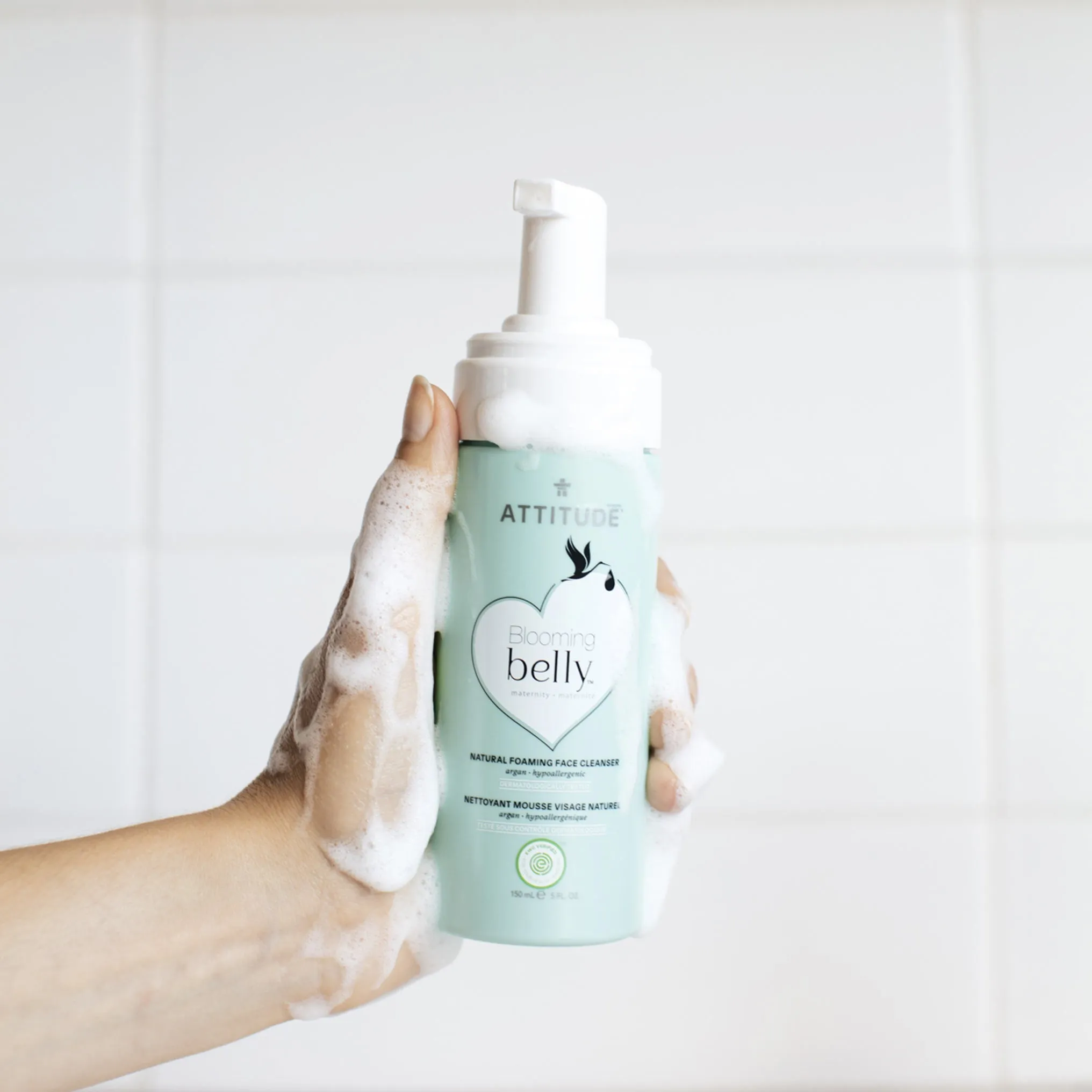 Pregnancy Foaming Face Cleanser : BLOOMING BELLY™