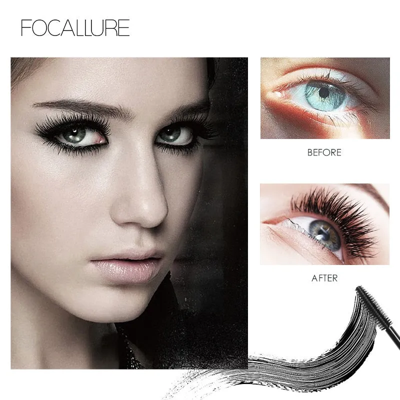 Professional Volume Curled Lashes Black Mascare Waterproof