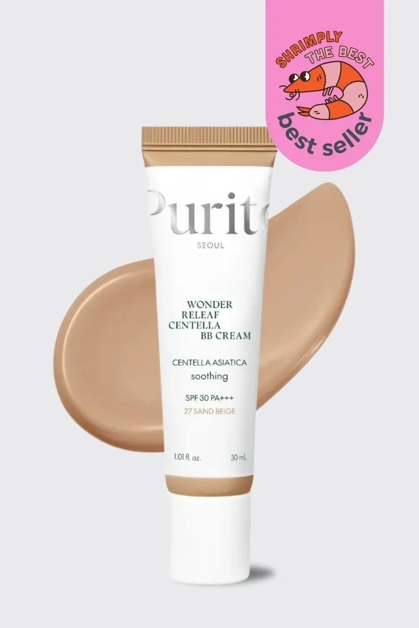 Purito - Cica Clearing BB Cream SPF 38 PA    - 30ml (7 Colors)