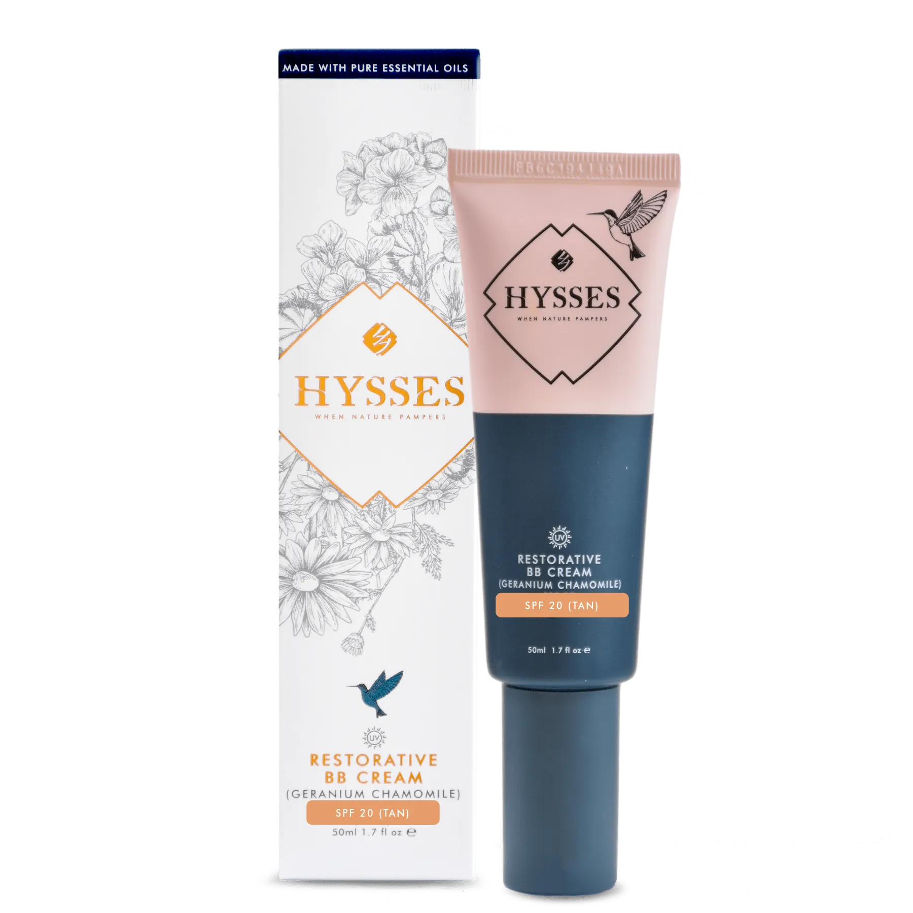 Restorative BB Cream Geranium Chamomile SPF20, Tan