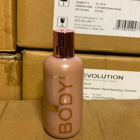Revolution Glow Body Veil Face & Body Foundation Hyaluronic Acid & Vitamin C 4.05OZ  (30 Pcs Lot)