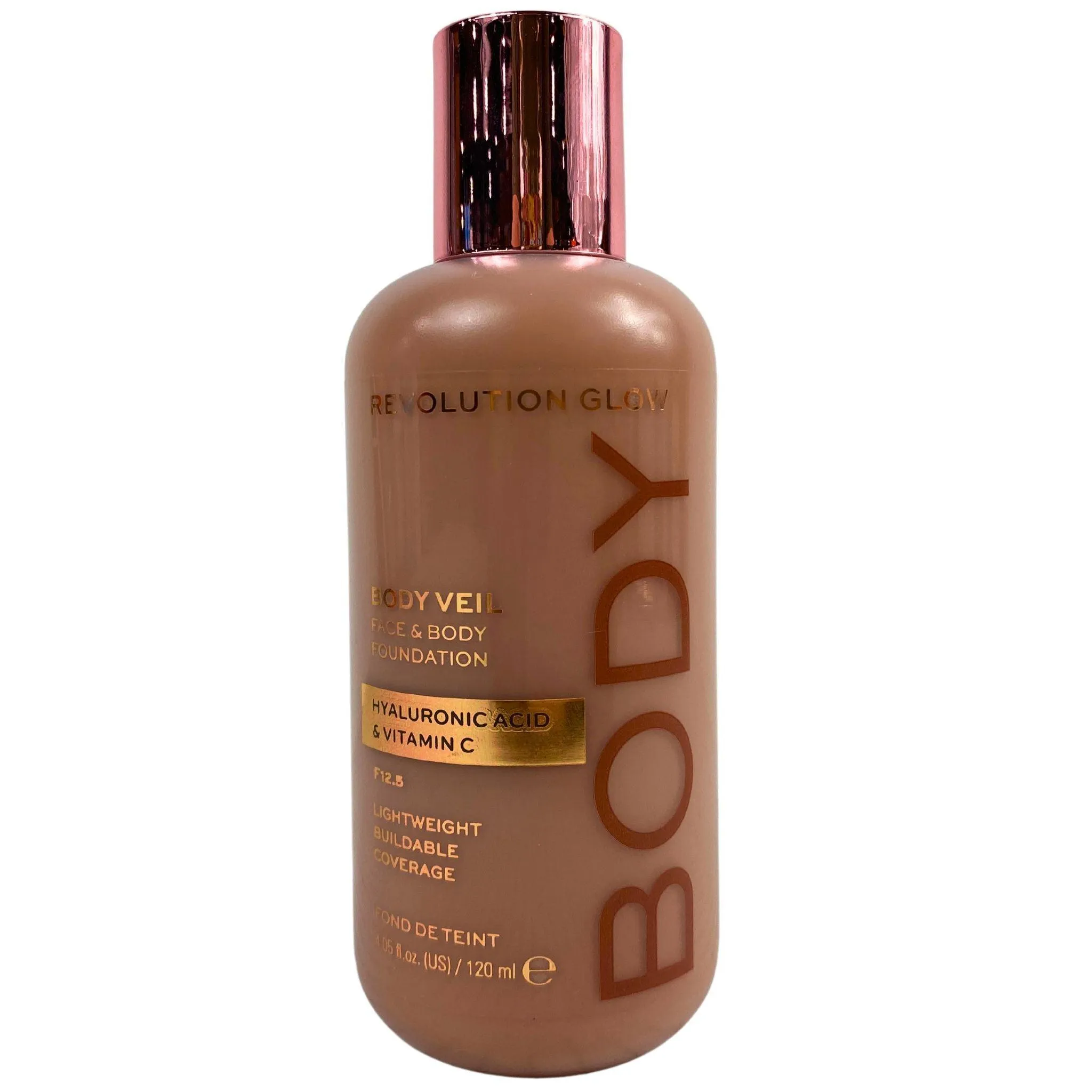 Revolution Glow Body Veil Face & Body Foundation Hyaluronic Acid & Vitamin C 4.05OZ  (30 Pcs Lot)