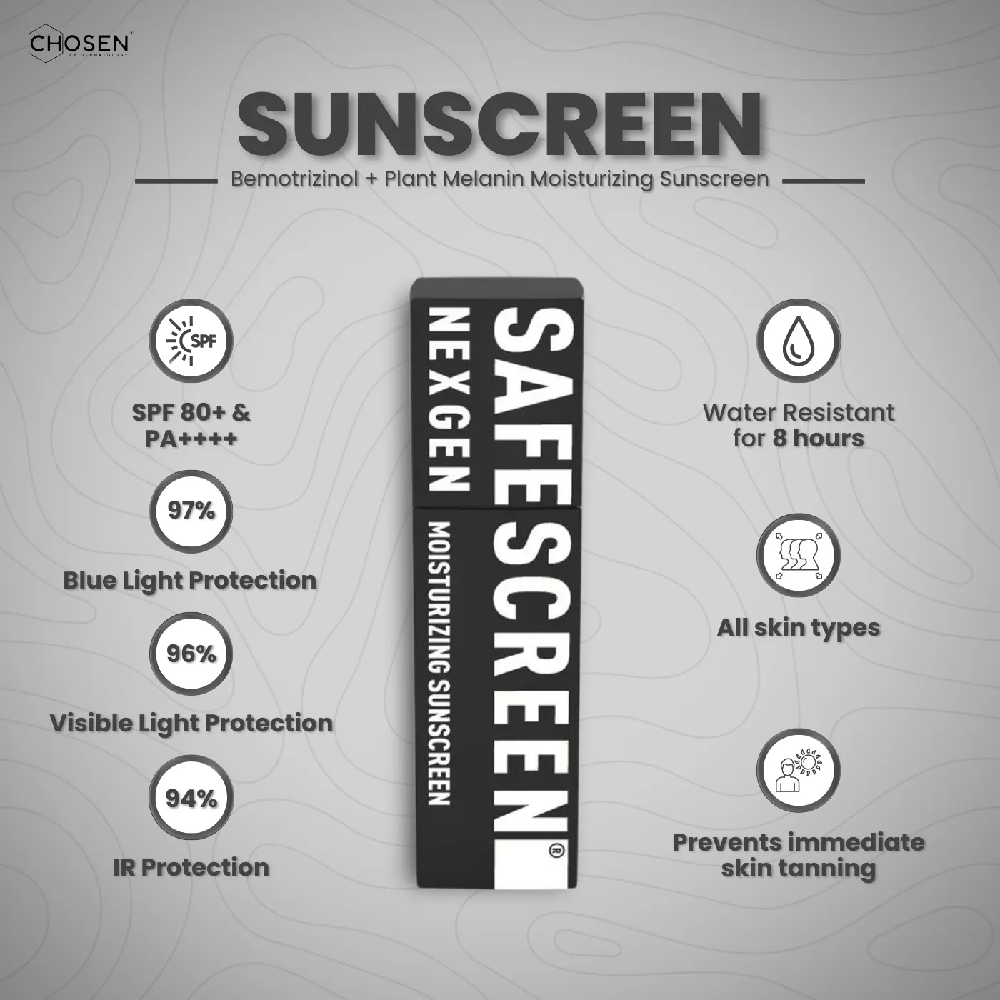 SAFESCREEN® NEXGEN SPF 80  Moisturizing Sunscreen