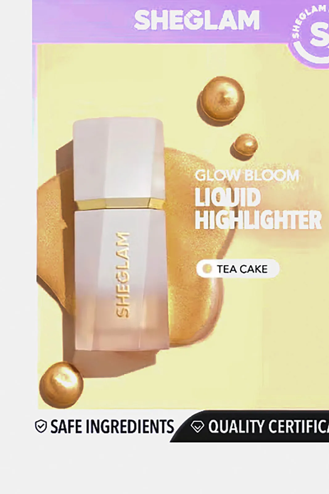 Sheglam Glow Bloom Liquid Highlighter - Tea Cake