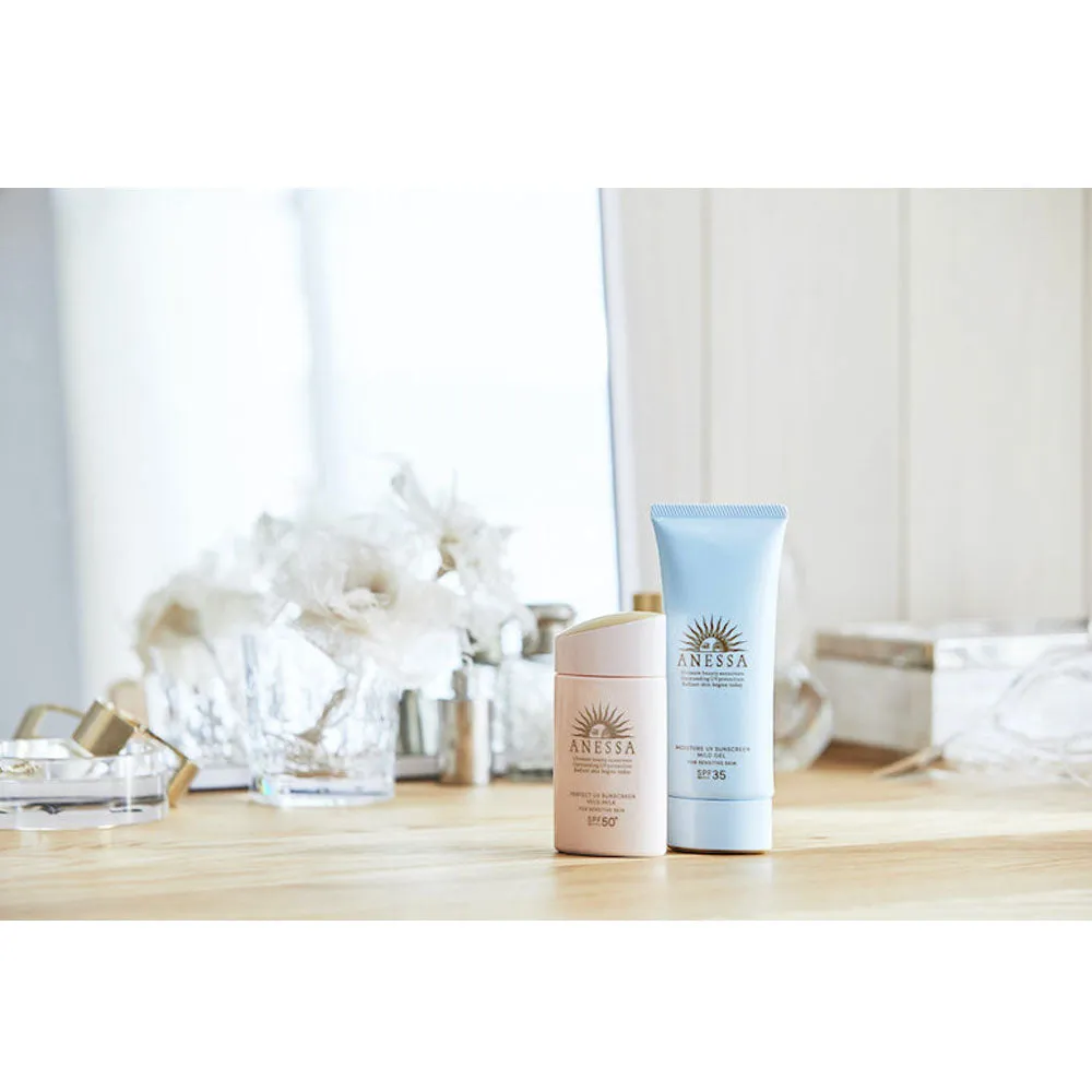 Shiseido Anessa Moisture UV Sunscreen Mild Gel for Sensitive Skin SPF35 PA    90g