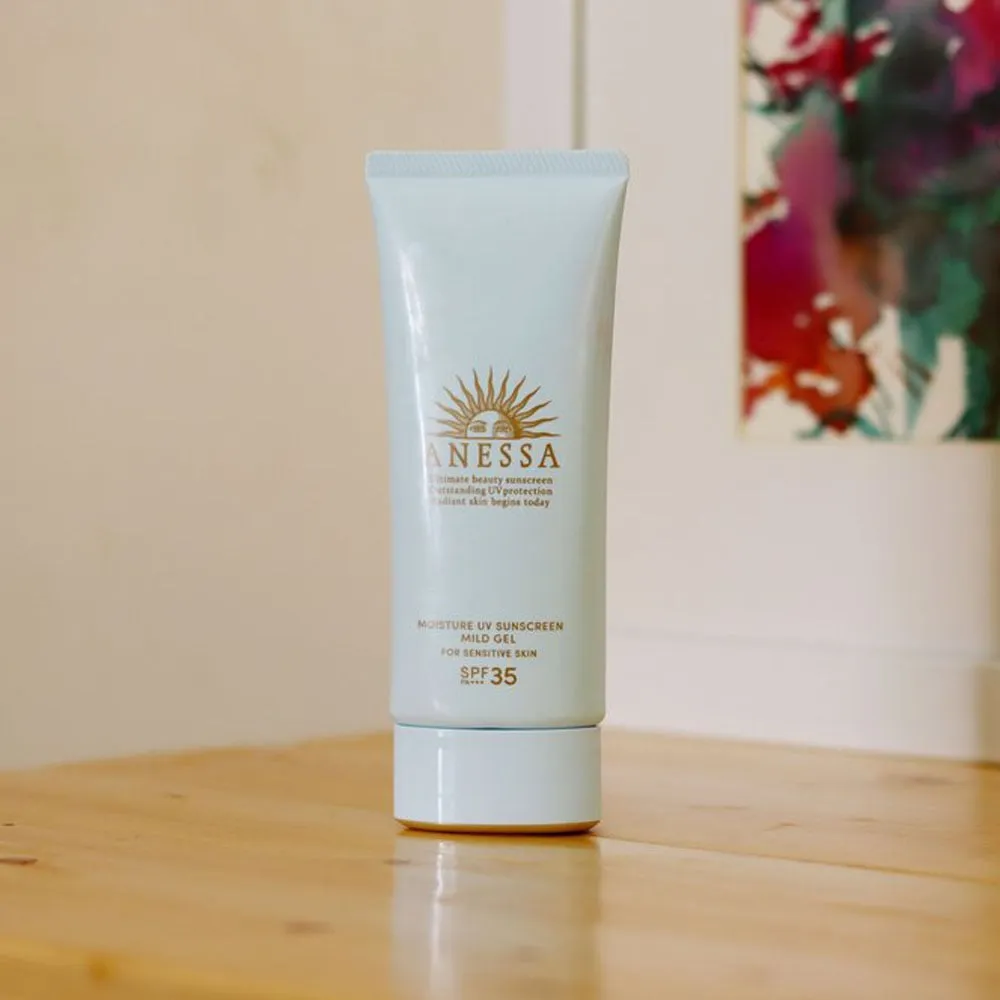 Shiseido Anessa Moisture UV Sunscreen Mild Gel for Sensitive Skin SPF35 PA    90g