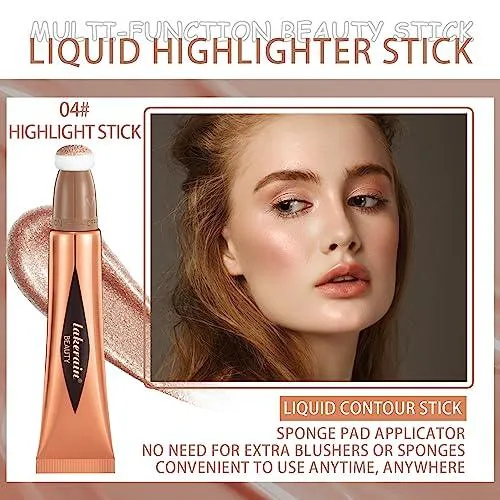 Soft Liquid Highlighter with Cushion Applicator