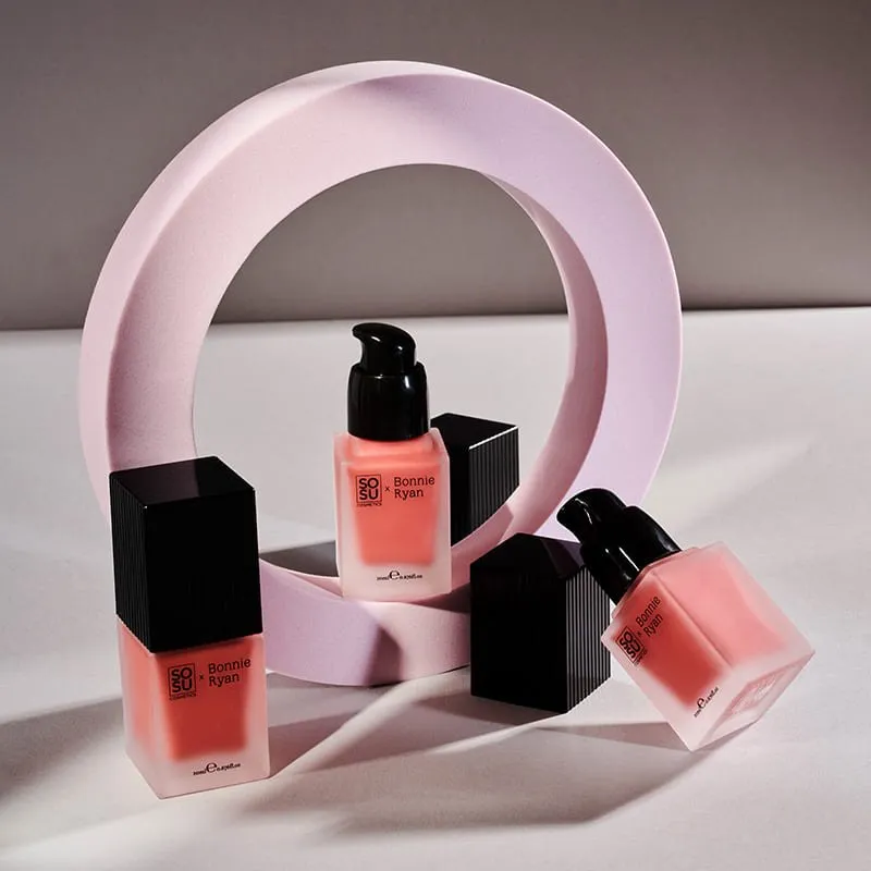SOSU Cosmetics x Bonnie Ryan Liquid Blush Soft Pink Discontinued