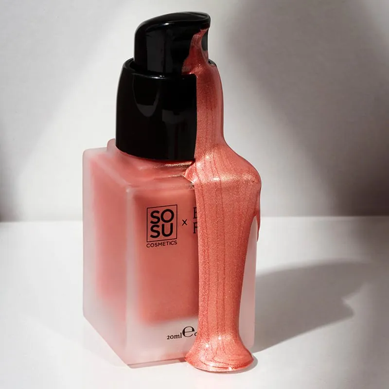 SOSU Cosmetics x Bonnie Ryan Liquid Blush Soft Pink Discontinued