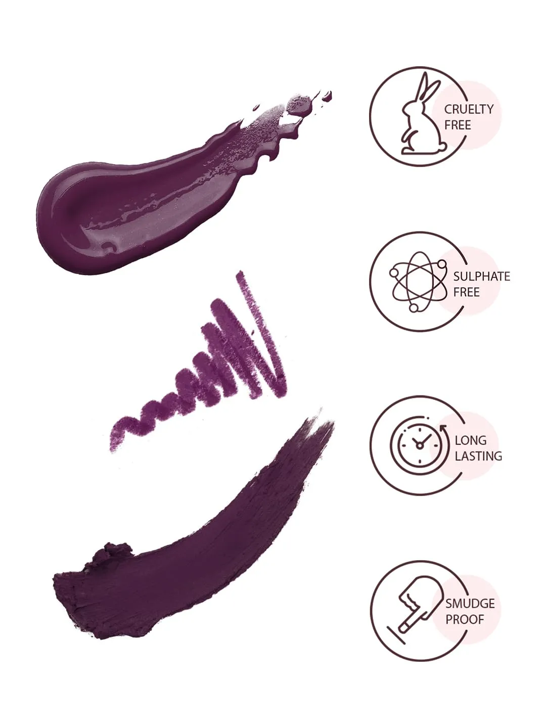 STARSTRUCK BY SUNNY LEONE New Shades of Lipstick   Lip Gloss   Lip Liner Lip Kit (3PC Lip Kit) (Wine)