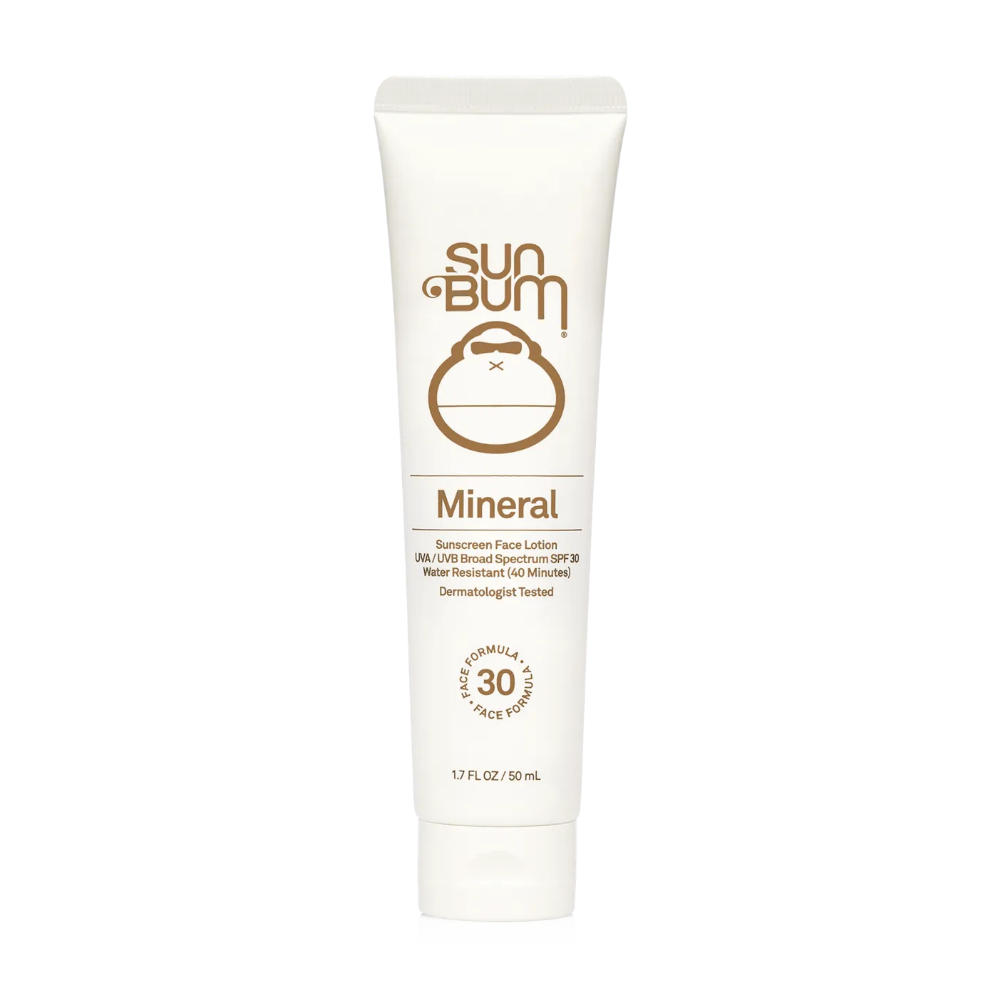 SUN BUM MINERAL SPF 30 SUNSCREEN FACE LOTION