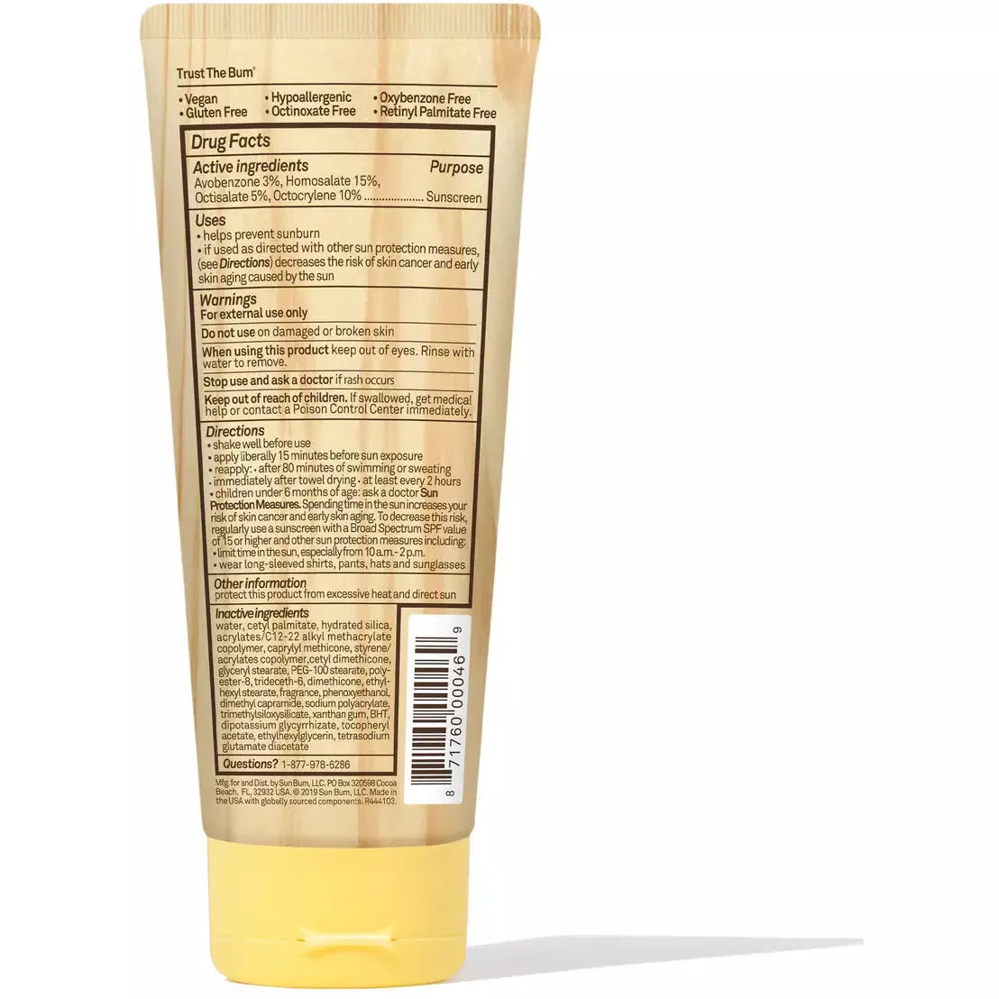 Sun Bum Original SPF 70 Suncreen Spray 6oz