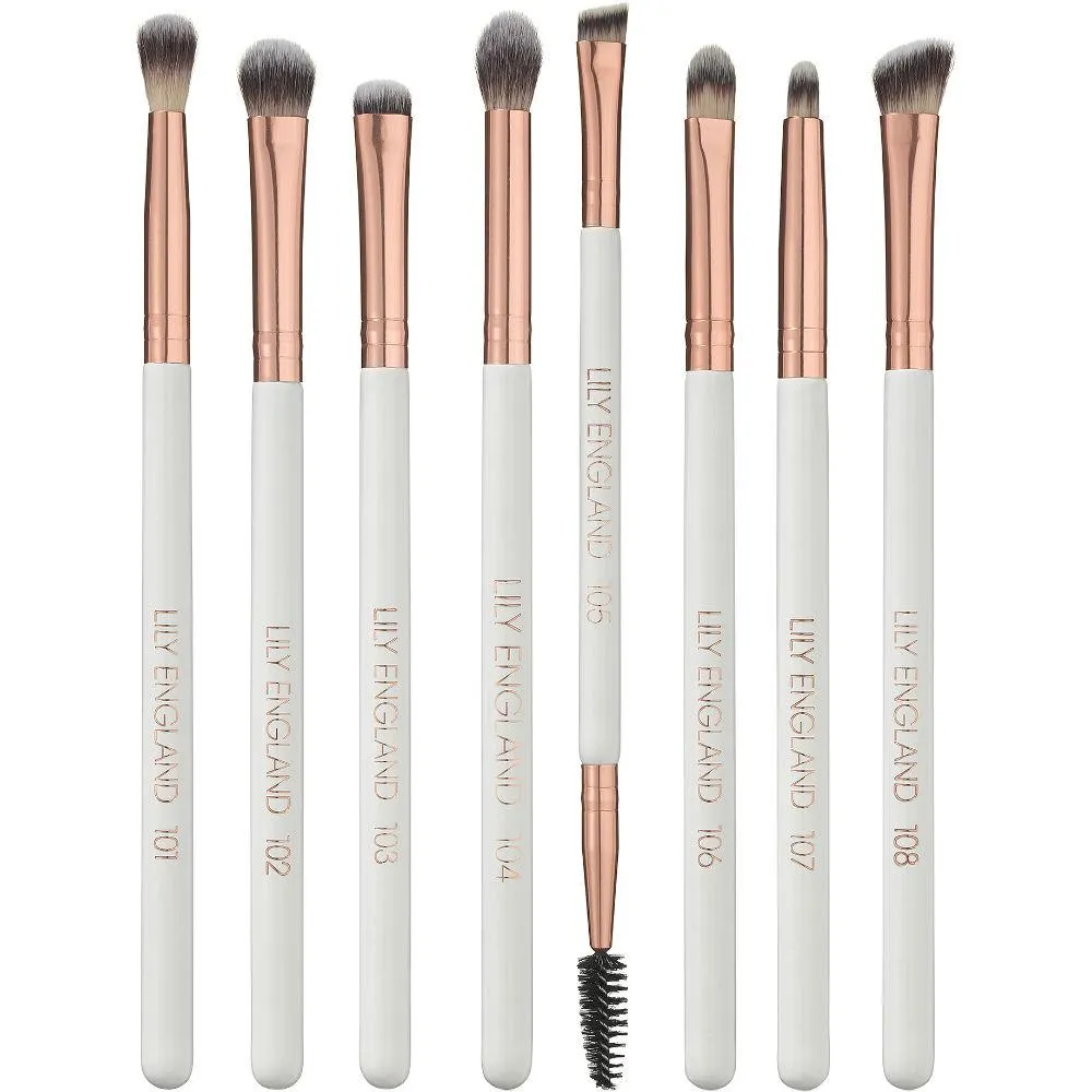 The Eye Makeup Brush Set - Rose Gold