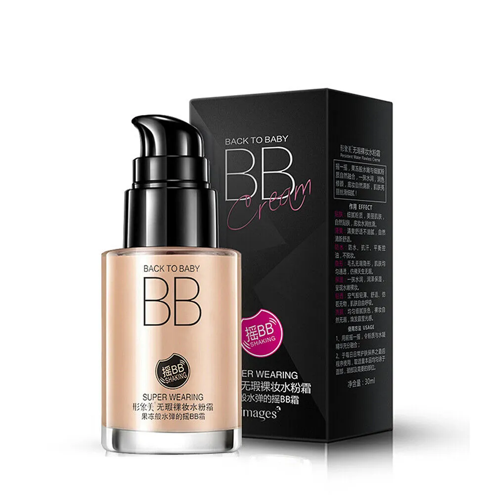 US Liquid Foundation Waterproof Cosmetics Concealer BB Cream Natural Looking