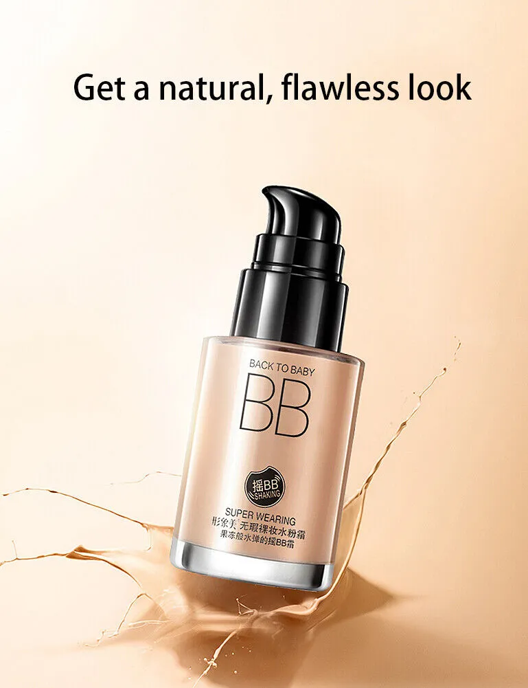 US Liquid Foundation Waterproof Cosmetics Concealer BB Cream Natural Looking