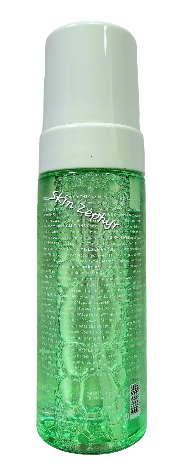Vital Beauty Matcha Mousse Cleanser & Makeup Remover with Green Tea