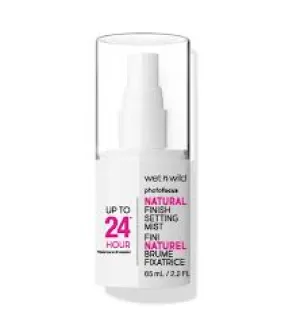wet n wild Photo Focus Natural finish fixing mist - 65ml | ويت ان وايلد بخاخ مثبت للمكياج - 65 مل